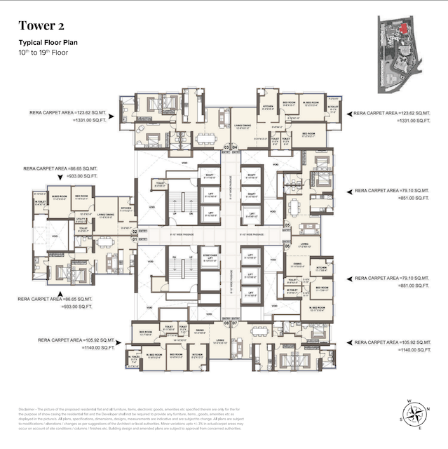 Floor Plan1 - Monte South, Byculla